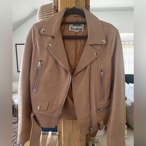Acne Studios Leather Jacket Size 36